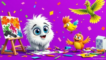 How to Use Playful Cartoon Characters to Improve Kids’ Creativity