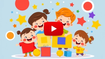 Colors & Shapes Kids Learn from Cartoons