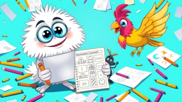 Top Booba-Themed Printable Worksheets for Children