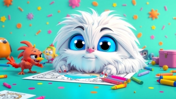 Booba Coloring Pages & How to Use Them for Learning