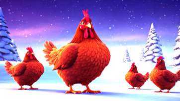 Jingle Bells Chicken Dance on mountains